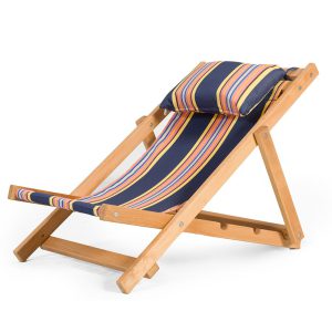 صندلی ساحلی چوبی کوچک